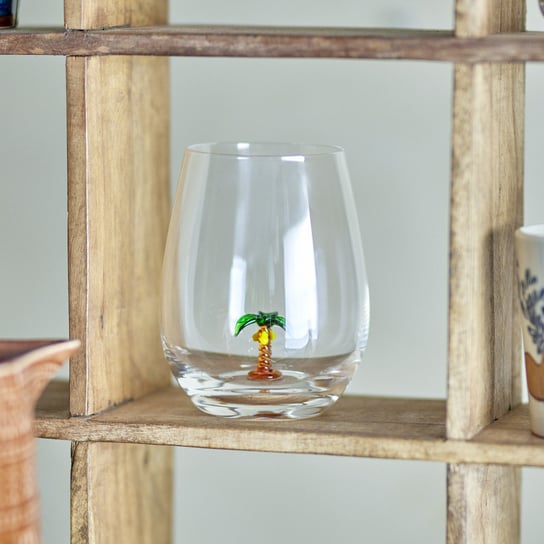 Szklanka MISA z palmą w środku 560 ml BLOOMINGVILLE Bloomingville