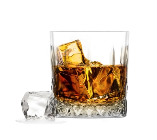Szklanka Niska Szlif 280ml, Whisky Sok Napój GLASMARK