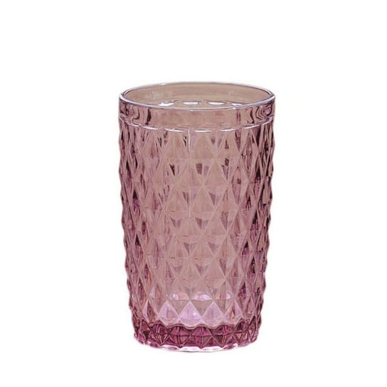 Szklanka ozdobna, różowa, 430 ml Boltze