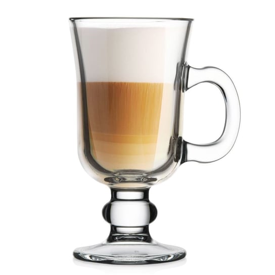 Szklanka z uchem do kawy latte herbaty czekolady grzanego wina kubek szklany 250 ml Inna marka