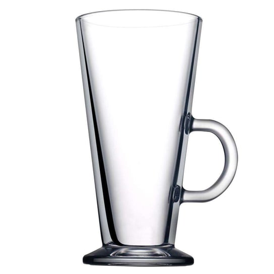 Szklanka z uchem do kawy LATTE kubek szklany 380 ml Orion