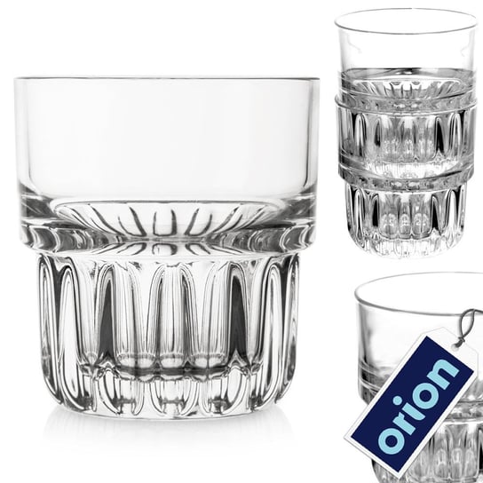 Szklanka zdobiona do napojów wody drinków whisky dekoracyjna ozdobna 200 ml Orion
