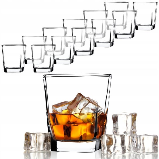 Szklanki Do Whisky Drinków Napojów 250 ml 12 szt KADAX