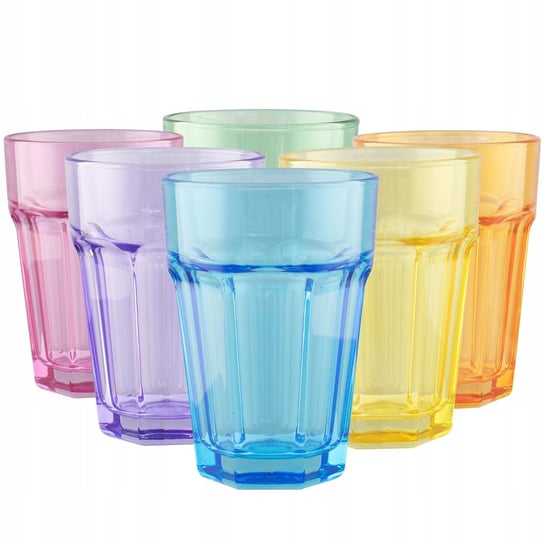 Szklanki do wody i napojów Gigi Rainbow Blast 370 ml Trend For Home