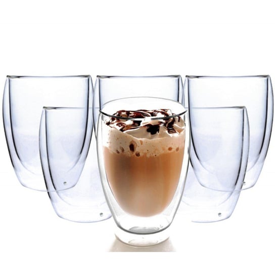 Szklanki Termiczne 350Ml Do Kawy Latte Zestaw 6Szt Szk01 eCarla