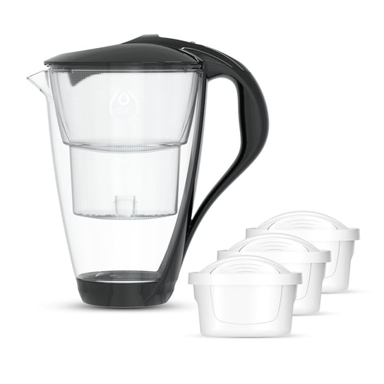 Caraffa Filtrante Dafi Crystal LED In Vetro - Filtro Anti-Cloro Con Promemoria LED, Senza BPA, Lavabile In Lavastoviglie - 2