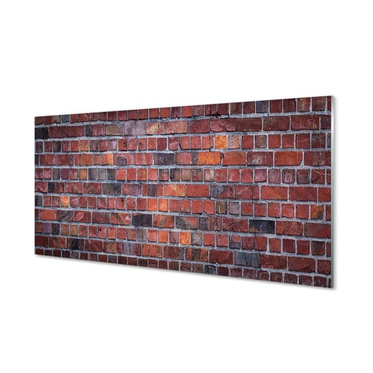 Szklany obraz TULUP grafika Cegła mur ściana, 100x50 cm cm Tulup