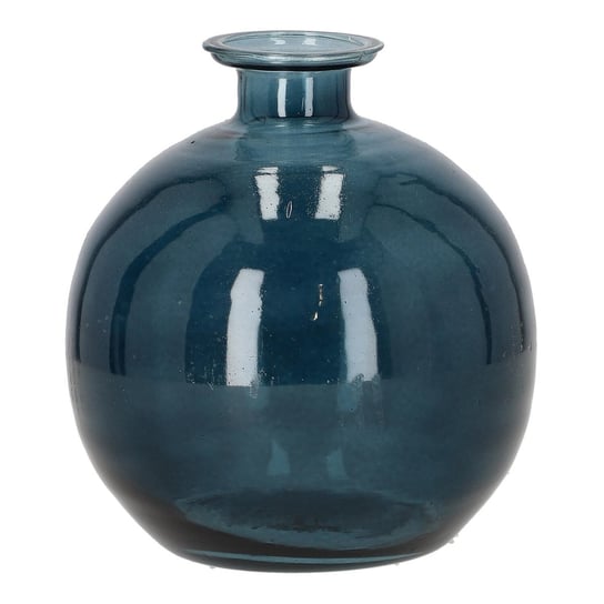 Szklany, okrągły wazon to idealny dodatek do salonu lub jadalni. Wazon o pękatym kształcie sprawdzi się jako ozdobny element wystroju. Szklany wazon sprawdzi się jako idealna ozdoba razem z gałązkami Intesi