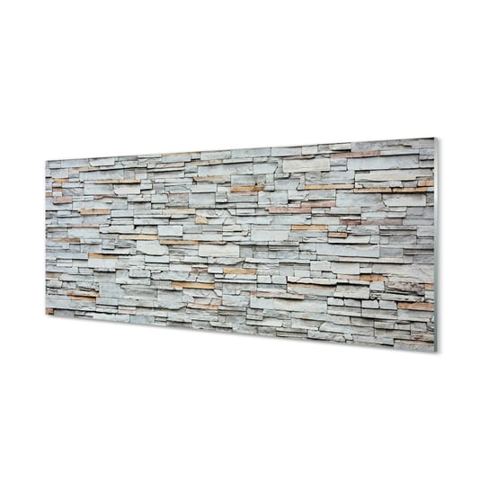 Szklany panel Kamień ściana struktura 125x50 cm Tulup