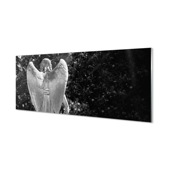 Szklany panel + klej Anioł skrzydła drzewa 125x50 cm Tulup