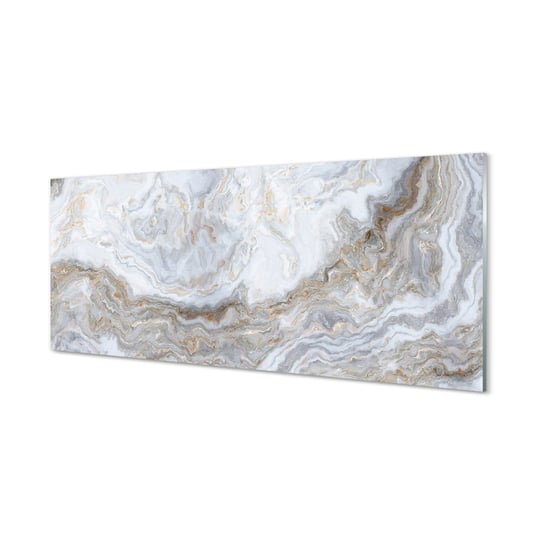 Szklany panel + klej Kamień marmur plamy 125x50 cm Tulup