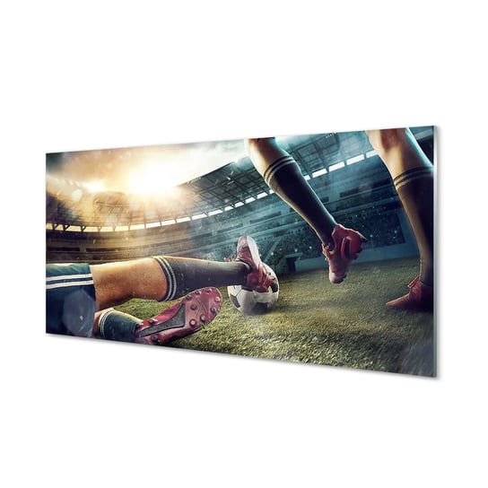 Szklany panel + klej Korki piłka stadion 120x60 cm Tulup