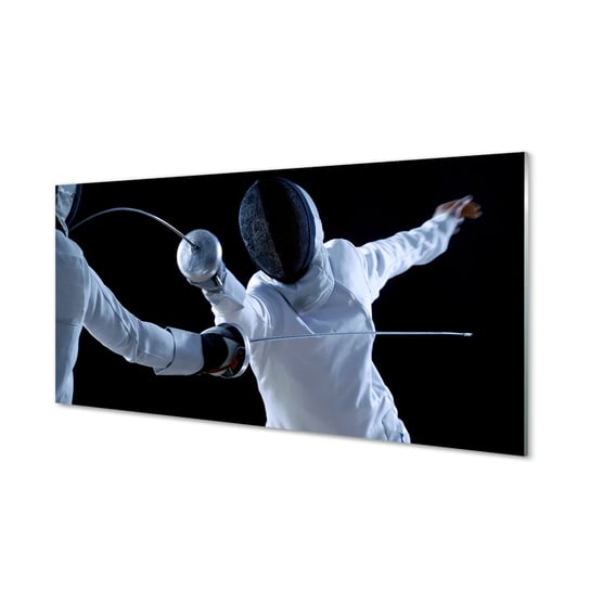 Szklany panel Ludzie w białych strojach 120x60 cm Tulup