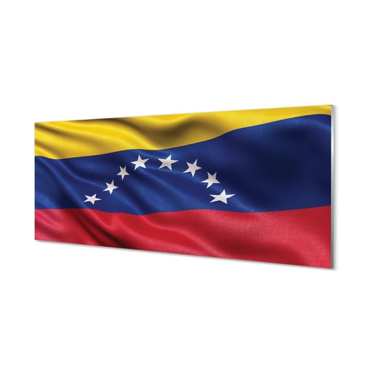 Szklany panel ochronny Flaga Wenezueli 125x50 cm Tulup
