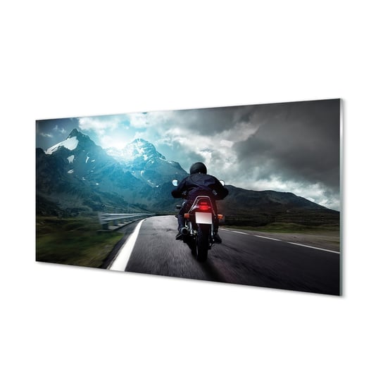 Szklany panel ochronny + klej Motocykl góry 120x60 Tulup