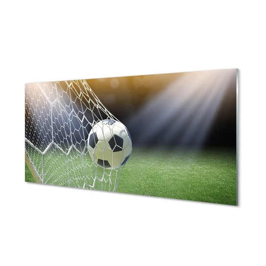 Szklany panel ochronny + klej Piłka stadion 120x60 Tulup