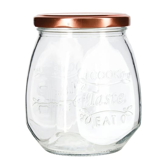 Szklany słoik z zakrętką o pojemności  500 ml Postergaleria