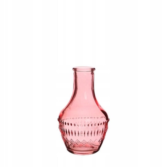 Szklany wazon świecznik 10 cm różowy Inna marka