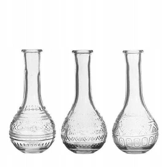 Szklany wazon świecznik 15,8 cm butelka Inna marka
