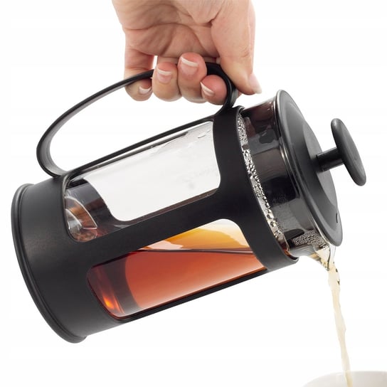 Szklany Zaparzacz Tłokowy Do Herbaty Kawy 600Ml KAMILLE