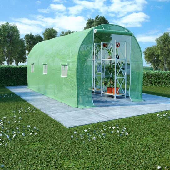 Szklarnia ogrodowa, 9 m², 4,5 x 2 x 2 m vidaXL