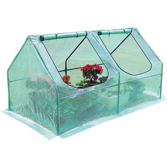 SZKLARNIA OGRODOWA MAŁA ZIELONA 120 x 62 x H60/30cm TUN5521 CHOMIK Garden Line