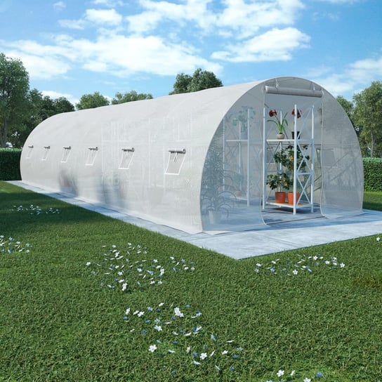 Szklarnia ogrodowa ze stalową konstrukcją VIDAXL, zielona, 200x300x900 cm vidaXL