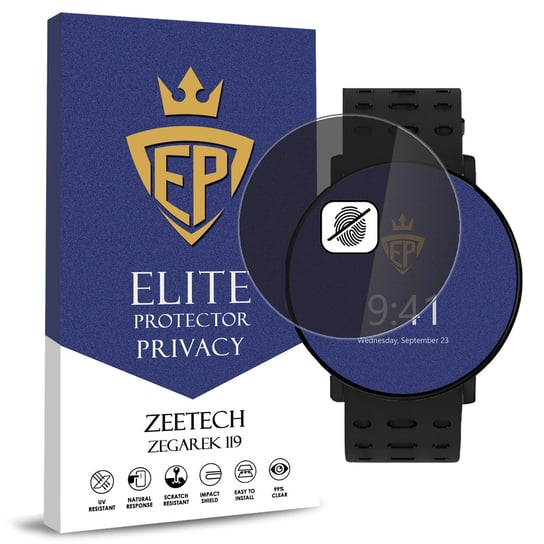 SZKŁO 5D PRYWATYZUJĄCE MATOWE ANTI-SPY ZEETECH ZEGAREK 119 CAŁY EKRAN ZeeTech