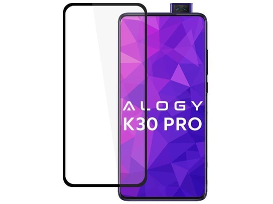 Szkło Alogy Full Glue do Xiaomi Redmi K30 Pro Czarne Alogy