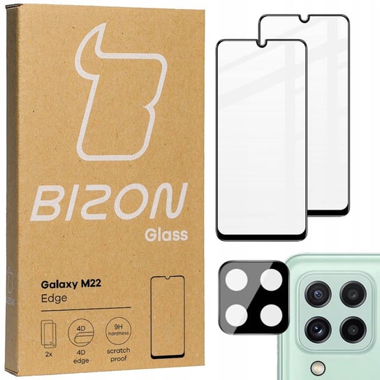 Szkło Bizon Do Galaxy M22 / A22 4G + Na Aparat Bizon