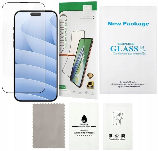 Szkło Ceramiczne Folia Do Iphone 15 Plus Zestaw Pełen Komplet Ochrona Inna marka