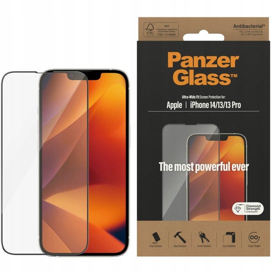 Szkło Do Iphone 14, Panzerglass Ultra-Wide Fit PanzerGlass