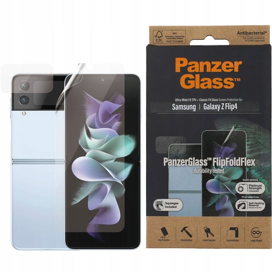 Szkło/folia do Galaxy Z Flip4, PanzerGlass, zestaw PanzerGlass