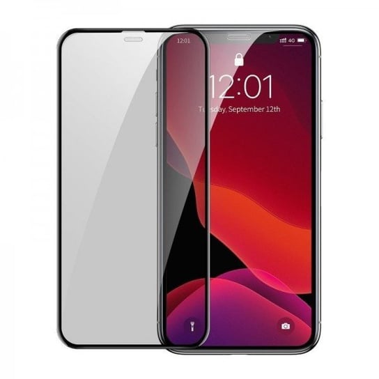 Szkło hartowane 0.3mm, 3D, prywatyzujące, do iPhone 11 Pro 5,8, czarny iDeal of Sweden