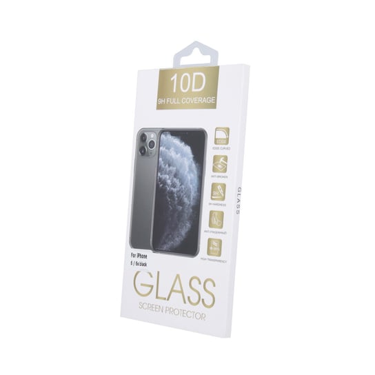 Szkło hartowane 10D do iPhone 14 Pro 6,1" czarna ramka Inna marka