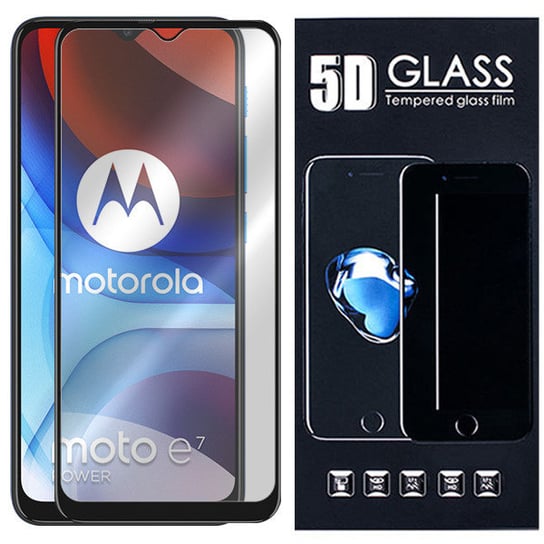 Szkło Hartowane 5D 9H Do Motorola Moto E7 Power VegaCom