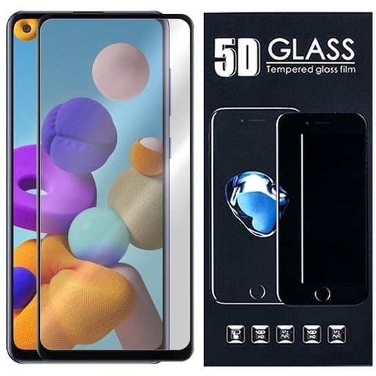 Szkło Hartowane 5D 9H Do Samsung Galaxy A21S A217 VegaCom