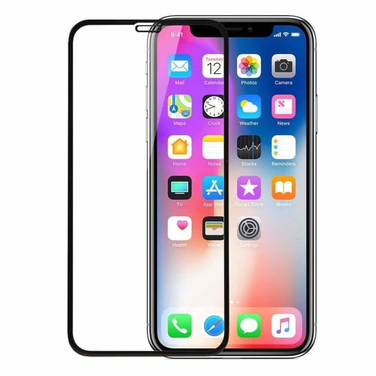 Szkło hartowane 5D IPHONE 11 czarne Full Glue Nemo