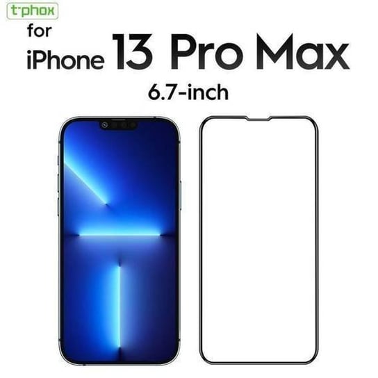 Szkło Hartowane 5D IPHONE 13 PRO MAX T-Phox 5D Full Glue czarne Nemo