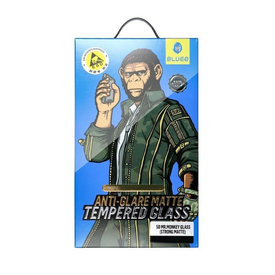 Szkło Hartowane 5D Mr. Monkey Glass - Apple iPhone 12 Mini (5,4") czarny (Strong Matte) Mr. Monkey Glass