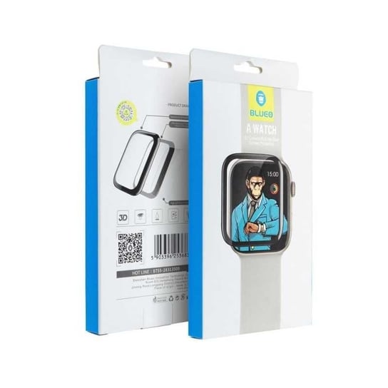 Szkło Hartowane 5D Mr. Monkey Glass - do Apple Watch Ultra / Ultra 2 czarny (Strong HD) Inna marka