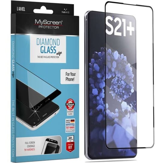 Szkło Hartowane 5D Samsung Galaxy S21 Plus MyScreen Diamond Glass Edge czarne Samsung