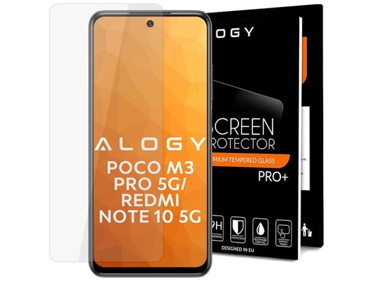 Szkło Hartowane 9H Alogy Na Ekran Do Xiaomi Poco M3 Pro 5G/ Redmi Note 10 5G 4kom.pl