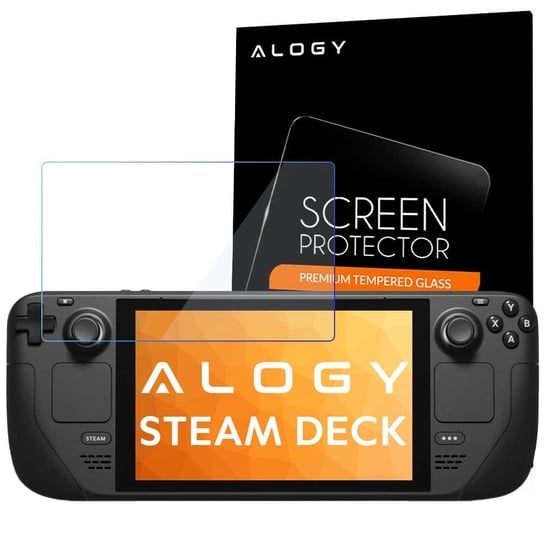 Szkło hartowane 9H Alogy ochrona na ekran do konsoli do Steam Deck 4kom.pl