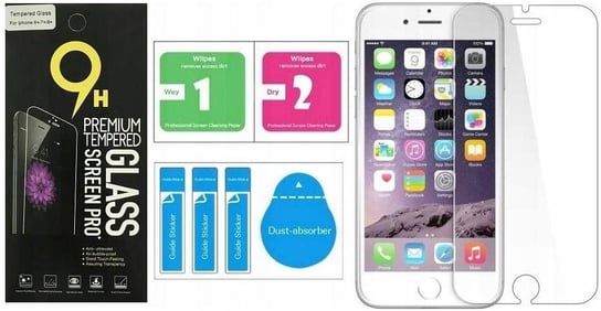 Szkło Hartowane 9H do iPhone 6 + 6s 7 + 8 + Plus Inna marka
