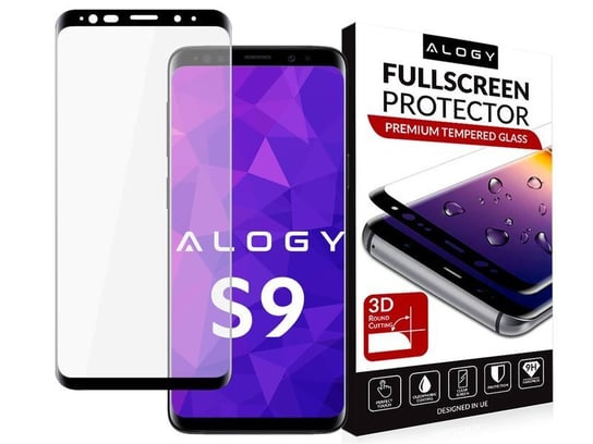 Szkło hartowane Alogy 3D do Samsung Galaxy S9 czarne 4kom.pl