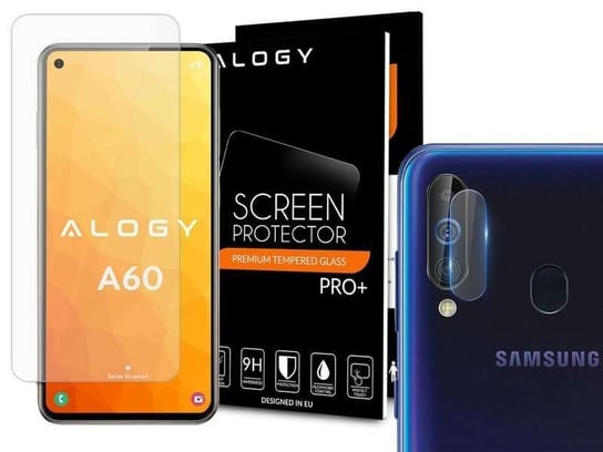 Szkło Hartowane Alogy Na Ekran Do Samsung Galaxy A60/M40 + Szkło Na Obiektyw Alogy