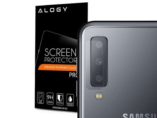Szkło hartowane Alogy na tył obiektyw do Samsung Galaxy A7 2018 Alogy