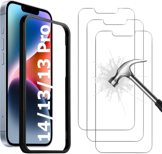 SZKŁO HARTOWANE APPLE IPHONE 14 SOLIDNE A2882 3 SZTUKI +ZESTAW DO MONTAŻU Amazon