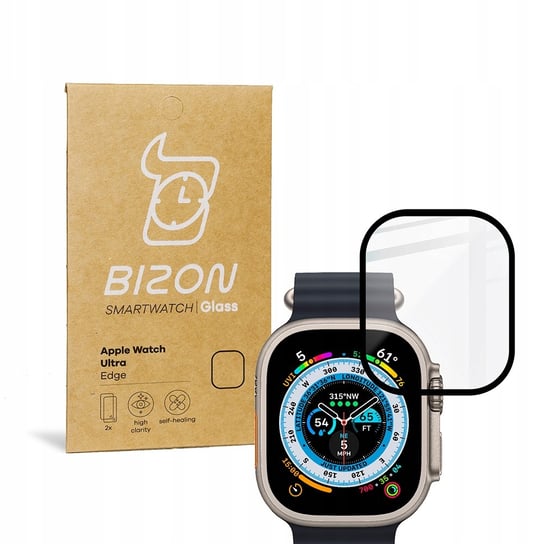 Szkło Hartowane Bizon Dla Apple Watch Ultra 49Mm Bizon